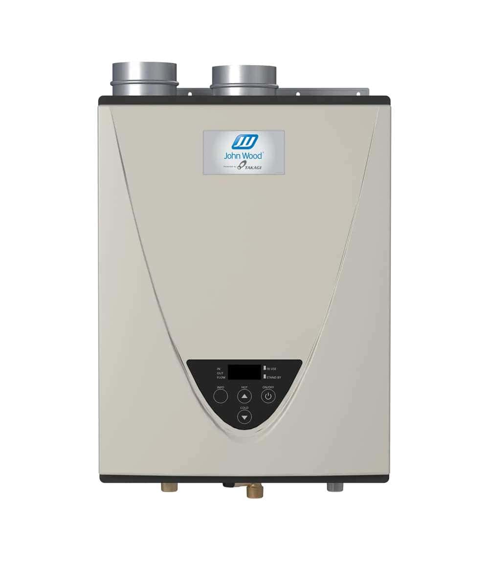 John Wood powered by Takagi Condensing Gas Tankless Water Heater